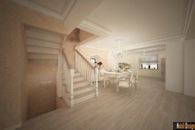 Design interior living casa stil clasic cu etaj (3)