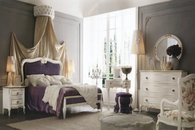 Paturi tapitate dormitor Eros - Mobilier dormitor clasic de lux Italia